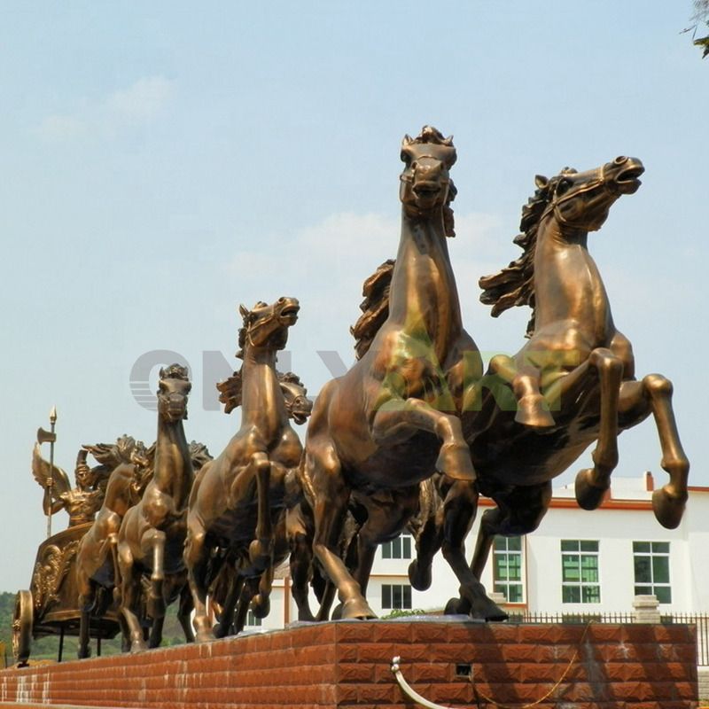 Popular Designs arabian Horse Iron Sculpture with high quality MetalIron