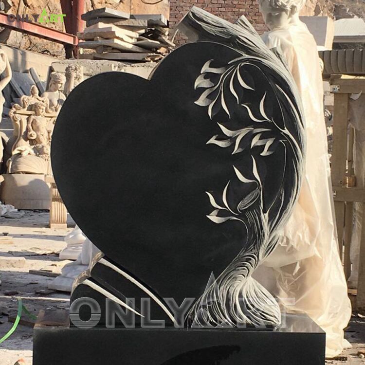 Heart Shape Granite Monument