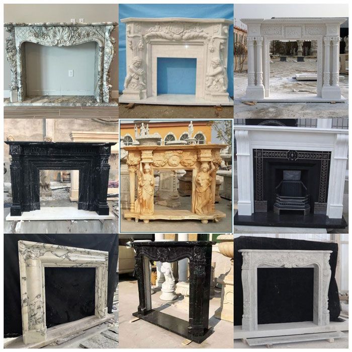 Marble Fireplace Mantel